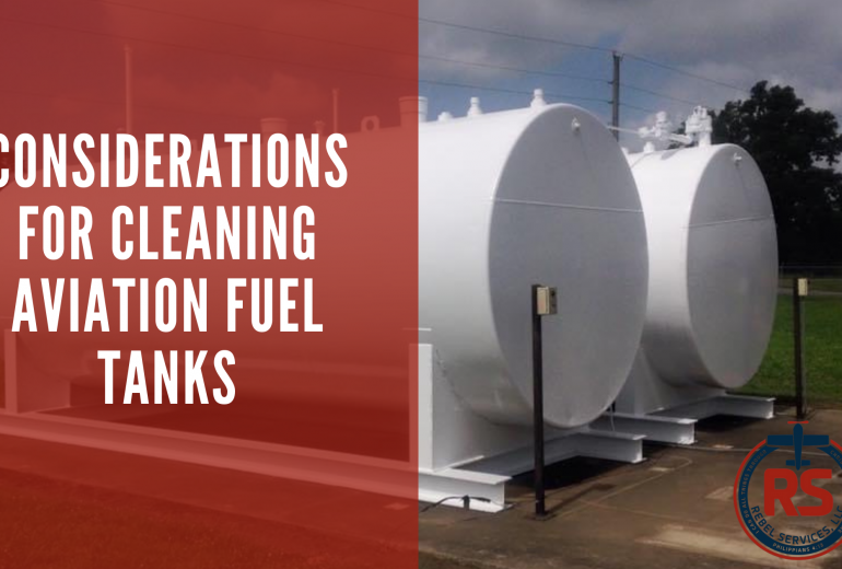 cleaning aviation fuel tanks